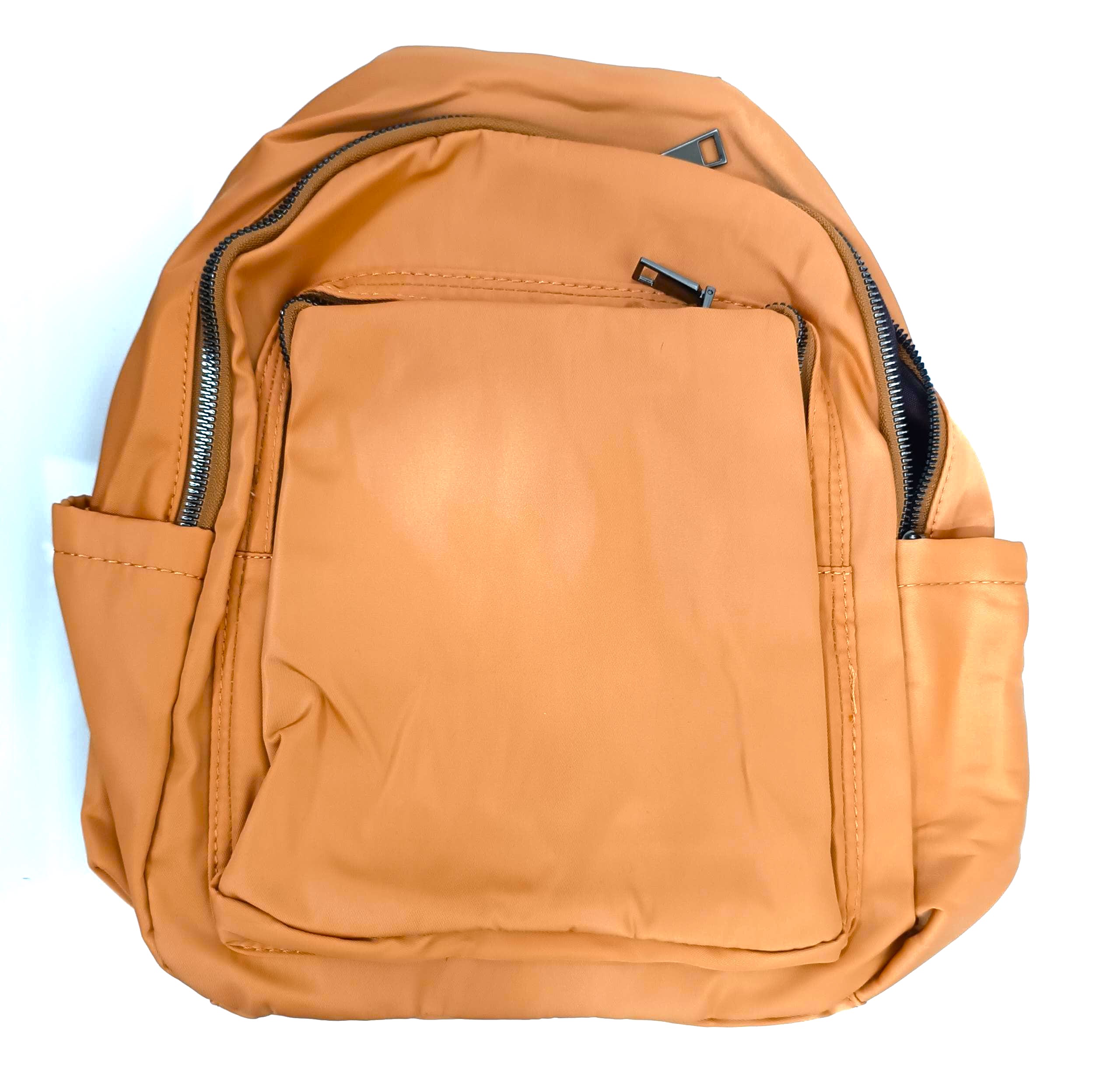 BOLSO DE DAMA/ TELA IMPERMIABLE/ NARARANJA Y NEGRO-881 - Beauty&Fashion Center