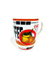 TAZA DE CAFE CON DISEÑO DE VASO DE CAFE Y FRASES EN INGLES/ 8178-16 - Beauty&Fashion Center