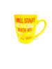 TAZA PARA CAFE CON DISEÑO DE FRASES EN INGLES/ 9598-44 - Beauty&Fashion Center