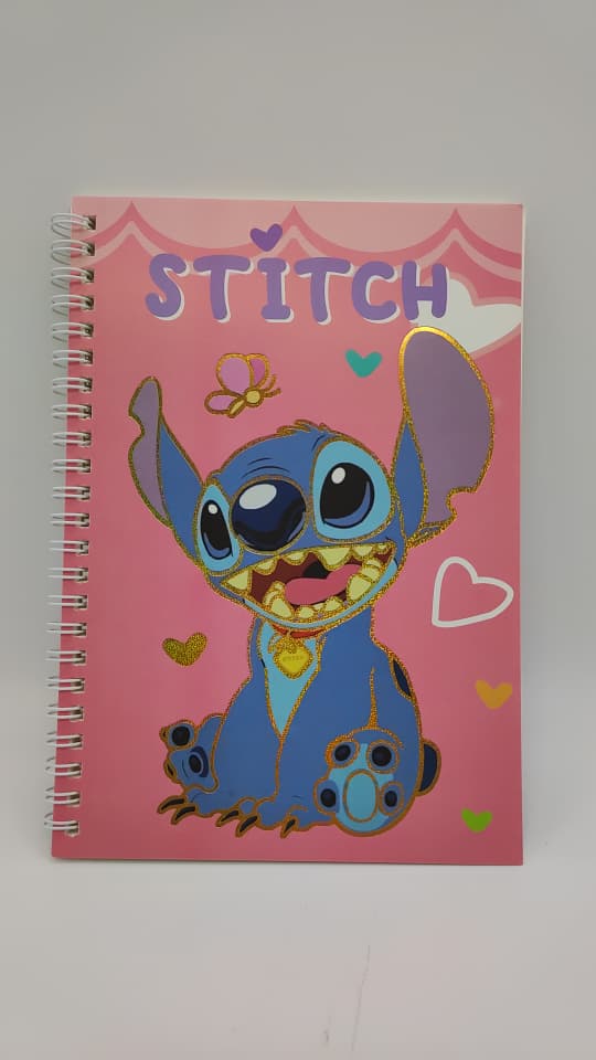 LIBRETA STITCH BRILLANTE A5-76 - Beauty&Fashion Center
