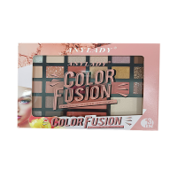 PALETA D/SOMBRAS D/ESTUCHE COLOR FUSION ANYLADY 871 25 COLORS - Beauty&Fashion Center