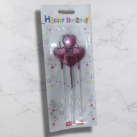 VELAS DE CORAZON PARA CUMPLEAÑOS / YH573 - Beauty&Fashion Center