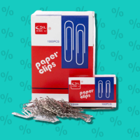 CAJA DE CLIPS HUIHUA PAPEL 33MM / 12 UND - Beauty&Fashion Center