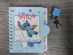 MINI LIBRETA STITCH C/CANDADO - Beauty&Fashion Center