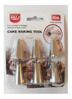 BOQUILLA DE RESPOSTERIA PEQ- 6 PCS- 206 - Beauty&Fashion Center