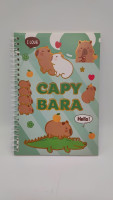 LIBRETA CAPYBARA ESCARCHADA A5-91 - Beauty&Fashion Center
