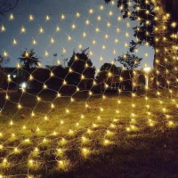 LUCES DE NAVIDAD MALLA AMARILLAS WT-11 - Beauty&Fashion Center
