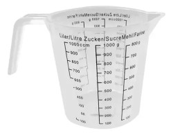 JARRA DE MEDIDAS 1PCS 1000CCM - Beauty&Fashion Center